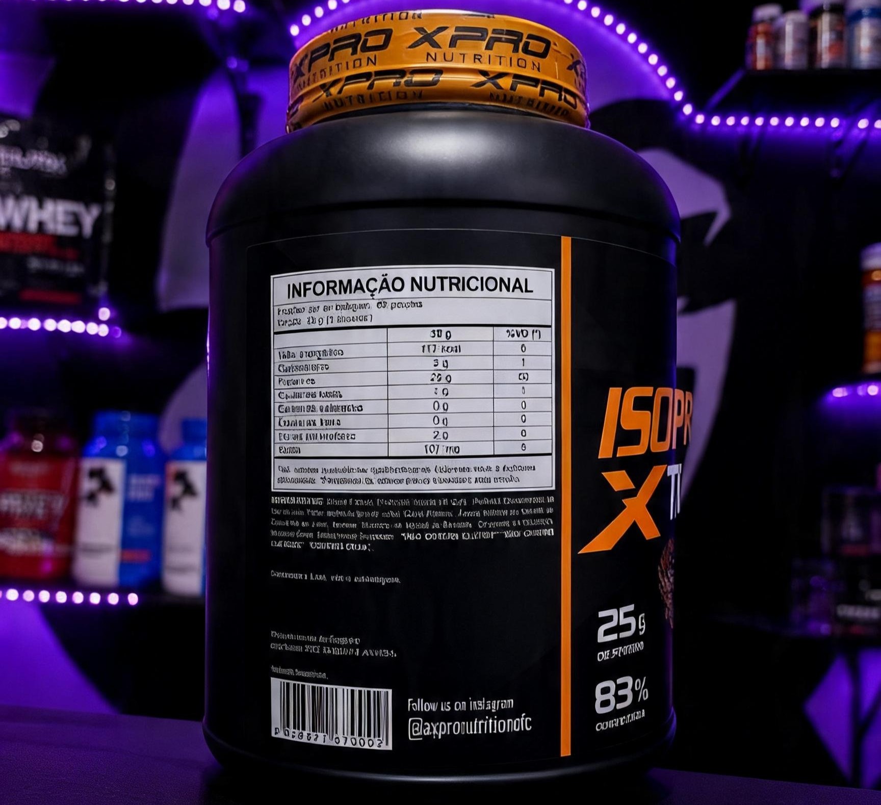 Whey Pretorian 2kg - verso
